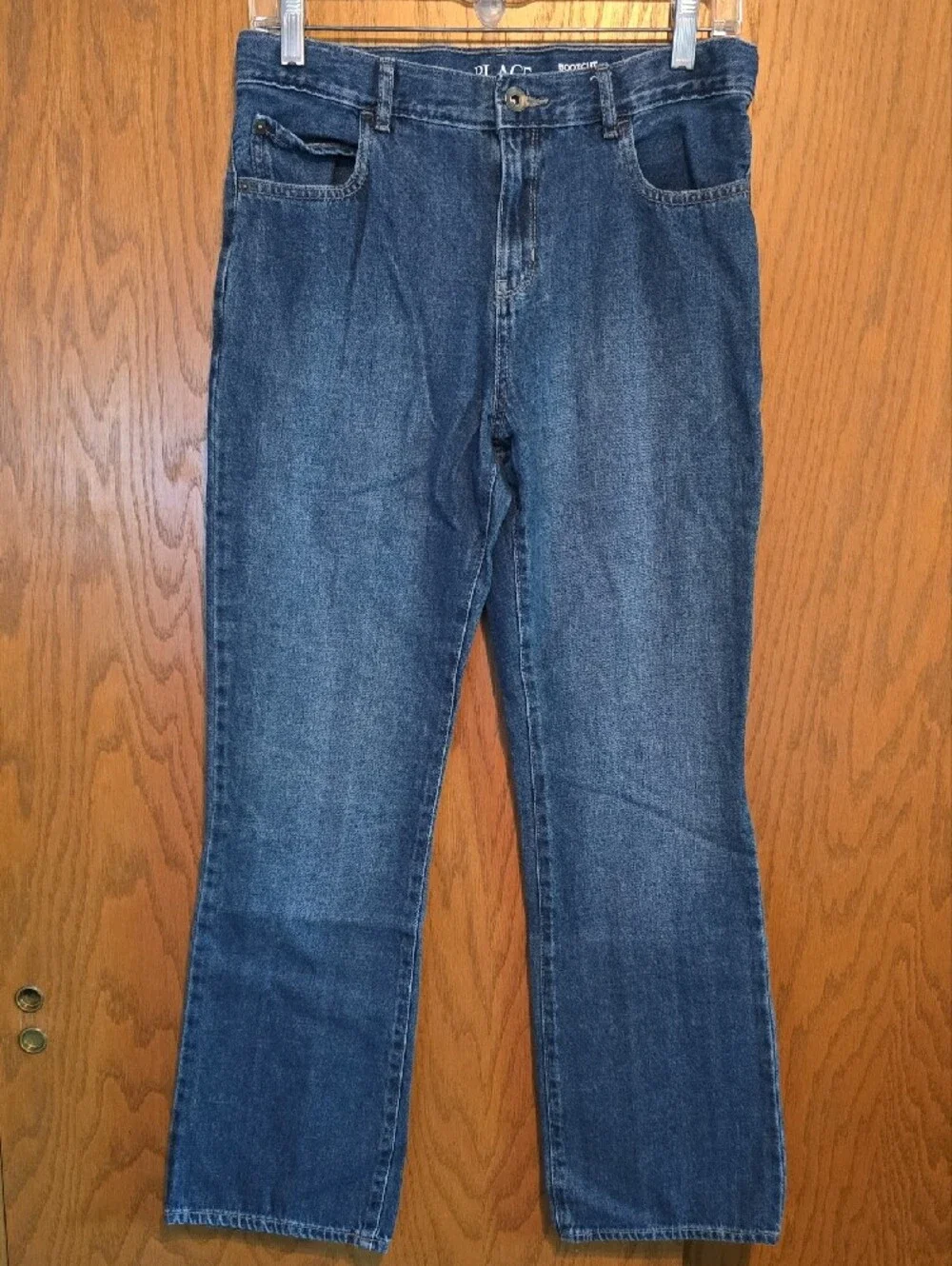 ⭐️Bundle⭐️ Children's Place Boys Bootcut Jeans - Blue Denim Mix, Size 16